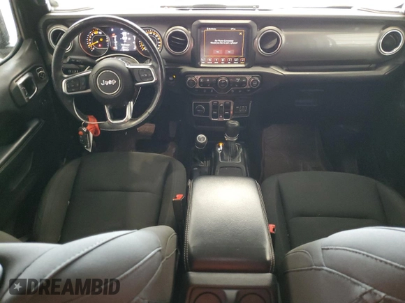 2018 Jeep Wrangler Unlimited Sahara with VIN 1C4HJXEN1JW222834, listed as a Copart auction lot 51837705 with 70,713 mi miles and Salvage title. Bid and sale history available at DreamBid. Image 8.