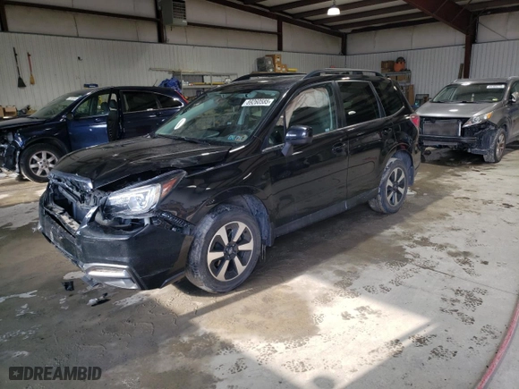 2018 Subaru Forester Limited with VIN JF2SJARC3JH540214, listed as a Copart auction lot 89260585 with 48,082 mi miles and Salvage Title. Bid and sale history available at carsss.com. Image 1.