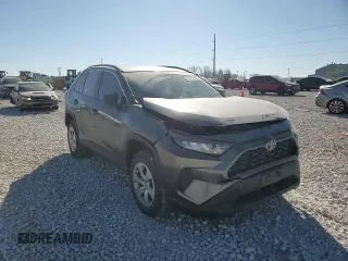 2020 Toyota RAV4 LE with VIN 2T3H1RFV1LW073014, listed as a Copart auction lot 49821405 with 65,555 mi miles and Salvage Title. Bid and sale history available at carsss.com. Image 12.