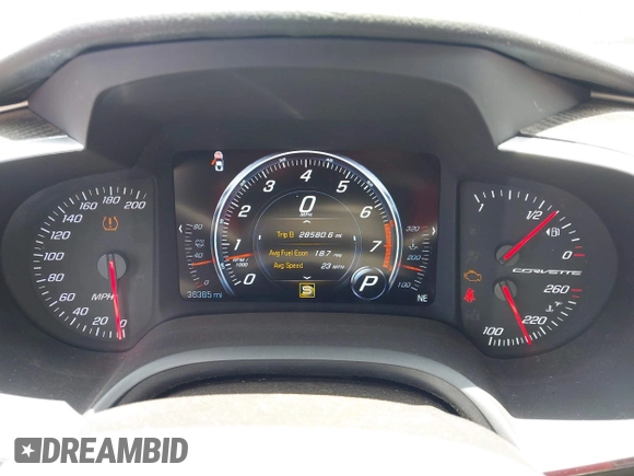 2017 Chevrolet Corvette Z51 2LT with VIN 1G1YK2D72H5114203, listed as a IAAI auction lot 42165465 with 36,385 mi miles and . Bid and sale history available at DreamBid. Image 7.