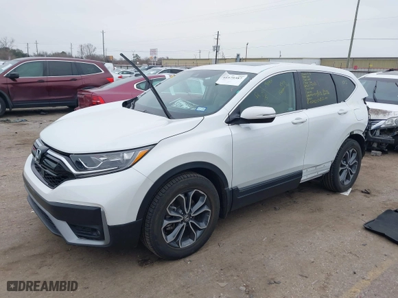 2022 Honda CR-V EX-L with VIN 7FARW1H87NE014142, listed as a IAAI auction lot 41579387 with 22,355 mi miles. Bid and sale history available at carsss.com. Image 18.