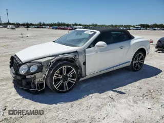 2013 Bentley Continental GT with VIN SCBGT3ZA5DC083614, listed as a Copart auction lot 48386255 with 38,490 mi miles and Salvage Title. Bid and sale history available at DreamBid. Image 1.