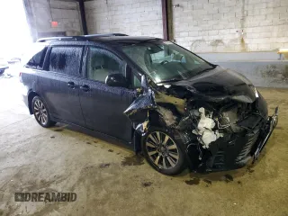 2020 Toyota Sienna LE with VIN 5TDJZ3DC4LS251654, listed as a Copart auction lot 82465304 with 140,250 mi miles and Salvage title. Bid and sale history available at DreamBid. Image 4.