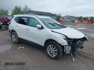 2017 Nissan Rogue SV with VIN 5N1AT2MV0HC770797, listed as a IAAI auction lot 42201155 with 107,307 mi miles and . Bid and sale history available at DreamBid. Image 1.