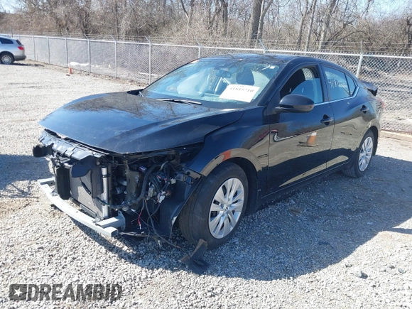 2022 Nissan Sentra S with VIN 3N1AB8BV0NY225010, listed as a IAAI auction lot 41815710 with 75,142 mi miles. Bid and sale history available at carsss.com. Image 18.