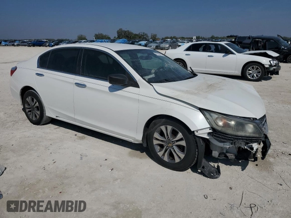 2015 Honda Accord LX with VIN 1HGCR2F38FA225612, listed as a Copart auction lot 47262415 with 129,228 mi miles and Salvage Title. Bid and sale history available at DreamBid. Image 4.