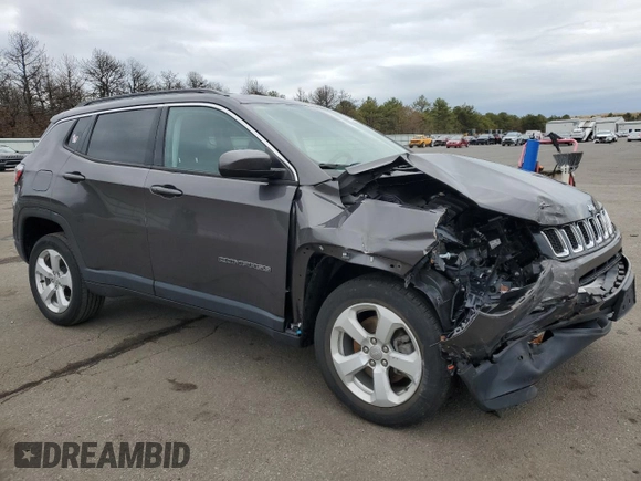 2021 Jeep Compass Latitude with VIN 3C4NJDBB4MT507484, listed as a Copart auction lot 47925165 with 17,644 mi miles and Non repairable. Bid and sale history available at DreamBid. Image 4.