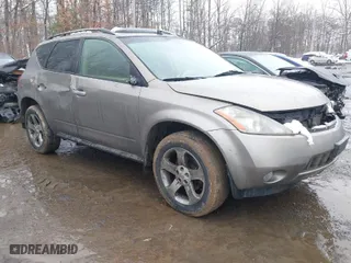2004 Nissan Murano SE with VIN JN8AZ08W84W307524, listed as a IAAI auction lot 41563833 with 209,634 mi miles. Bid and sale history available at carsss.com. Image 1.