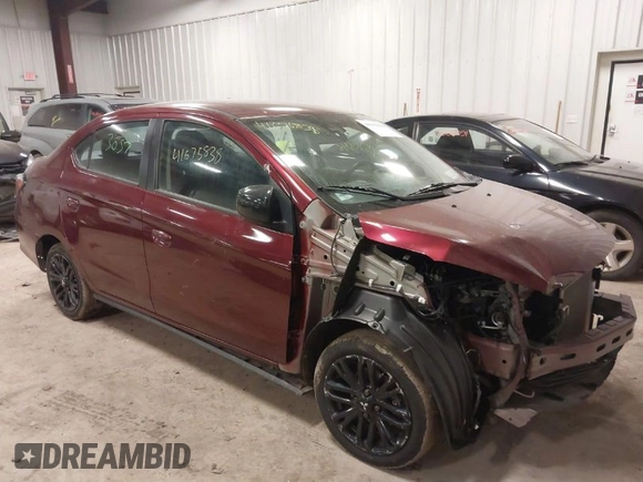 2022 Mitsubishi Mirage ES z VIN ML32FUFJ3NHF04927, wystawiony jako IAAI lot #41675838 z przebiegiem 28 730 mil mil oraz . Historia ofert i sprzedaży dostępna na DreamBid. Obrazek 1.
