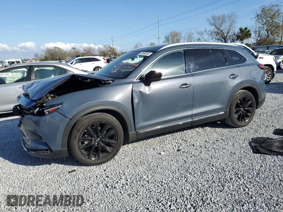 2021 Mazda CX-9 Grand Touring with VIN JM3TCADY1M0517525, listed as a Copart auction lot 43868965 with 123,602 mi miles and Salvage title. Bid and sale history available at DreamBid. Image 1.