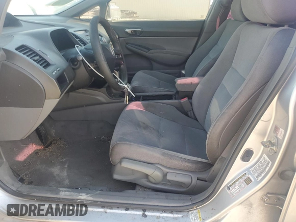 2006 Honda Civic LX with VIN 1HGFA165X6L108411, listed as a Copart auction lot 52946325 with 240,984 mi miles and Salvage Title. Bid and sale history available at DreamBid. Image 7.