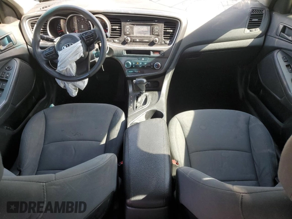 2015 Kia Optima LX with VIN KNAGM4A70F5639607, listed as a Copart auction lot 53066295 with 175,737 mi miles and Salvage Title. Bid and sale history available at carsss.com. Image 8.