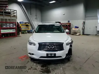2013 Infiniti JX35 with VIN 5N1AL0MN3DC316798, listed as a Copart auction lot 53144765 with 126,305 mi miles and Salvage Title. Bid and sale history available at carsss.com. Image 12.