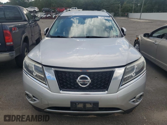 2014 Nissan Pathfinder SL z VIN 5N1AR2MM3EC701328, wystawiony jako Copart lot #71381544 z przebiegiem 142 071 mil mil oraz Szkoda całkowita • Salvage title. Historia ofert i sprzedaży dostępna na DreamBid. Obrazek 5.