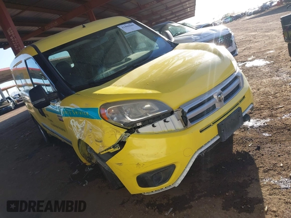 2016 Ram ProMaster City Cargo Tradesman with VIN ZFBERFAT8G6B54587, listed as a IAAI auction lot 41808880 with 69,804 mi miles. Bid and sale history available at carsss.com. Image 1.