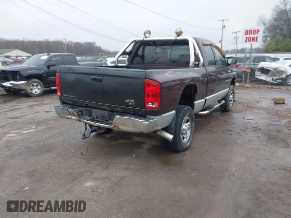 2004 Dodge 2500 SLT with VIN 3D7KU28D74G160366, listed as a IAAI auction lot 41982570 with 206,120 mi miles and . Bid and sale history available at DreamBid. Image 4.
