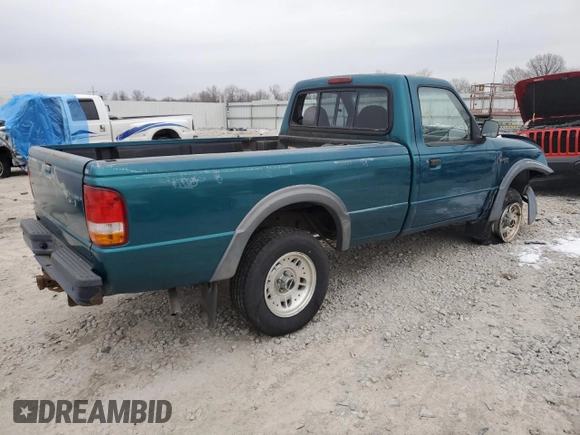 1994 Ford Ranger with VIN 1FTCR11A2RUD35590, listed as a Copart auction lot 42224575 with 61,095 mi miles and Salvage Title. Bid and sale history available at DreamBid. Image 3.