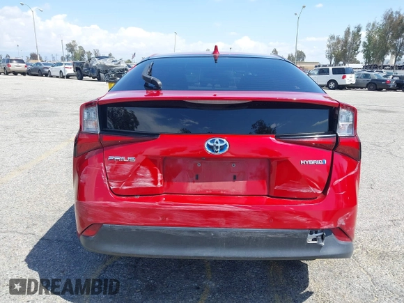 2020 Toyota Prius L Eco z VIN JTDKARFU0L3109596, wystawiony jako IAAI lot #41950366 z przebiegiem Nie podano mil oraz . Historia ofert i sprzedaży dostępna na DreamBid. Obrazek 15.