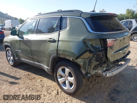 2018 Jeep Compass Latitude with VIN 3C4NJCBB2JT462065, listed as a IAAI auction lot 41985263 with 38,863 mi miles. Bid and sale history available at carsss.com. Image 3.