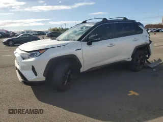 2021 Toyota RAV4 Hybrid XSE with VIN JTME6RFV9MJ011736, listed as a Copart auction lot 42835495 with 49,055 mi miles and Salvage title. Bid and sale history available at DreamBid. Image 1.