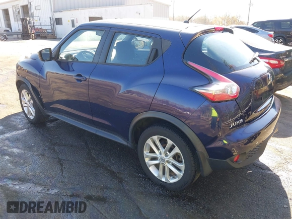 2015 Nissan Juke SV with VIN JN8AF5MR9FT501313, listed as a IAAI auction lot 41902958 with 52,766 mi miles. Bid and sale history available at carsss.com. Image 3.