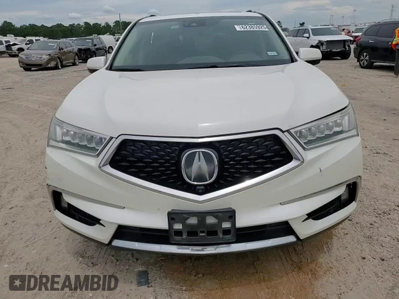 2017 Acura MDX Advance with VIN 5FRYD3H83HB010049, listed as a Copart auction lot 62385925 with 121,312 mi miles and Salvage title. Bid and sale history available at DreamBid. Image 14.
