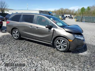 2023 Honda Odyssey Touring with VIN 5FNRL6H89PB034171, listed as a Copart auction lot 55039095 with Not Provided miles and Salvage Title. Bid and sale history available at DreamBid. Image 4.
