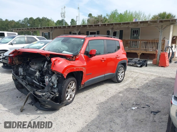 2016 Jeep Renegade Latitude with VIN ZACCJABT9GPD08778, listed as a IAAI auction lot 41981281 with 89,971 mi miles and . Bid and sale history available at carsss.com. Image 17.
