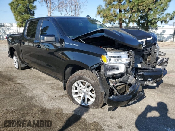 2024 Chevrolet Silverado 1500 RST with VIN 2GCPADED0R1135690, listed as a Copart auction lot 44955675 with 12,150 mi miles and Salvage Title. Bid and sale history available at carsss.com. Image 4.