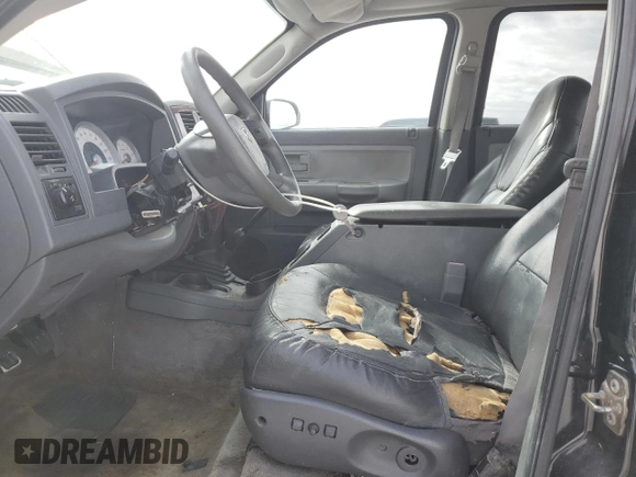 2005 Dodge Dakota SLT with VIN 1D7HE48N05S335725, listed as a Copart auction lot 89332925 with 190,520 mi miles and Clean Title. Bid and sale history available at DreamBid. Image 7.