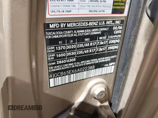 2006 Mercedes-Benz R 3.5L with VIN 4JGCB65EX6A022388, listed as a IAAI auction lot 41889362 with 147,842 mi miles and . Bid and sale history available at DreamBid. Image 9.