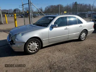 2002 Mercedes-Benz E-Class with VIN WDBJF82JX2X071254, listed as a Copart auction lot 50179635 with 126,870 mi miles and Salvage Title. Bid and sale history available at carsss.com. Image 1.