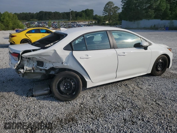 2024 Toyota Corolla LE with VIN 5YFB4MDE2RP193619, listed as a Copart auction lot 54428635 with 15,626 mi miles and Salvage title. Bid and sale history available at DreamBid. Image 3.