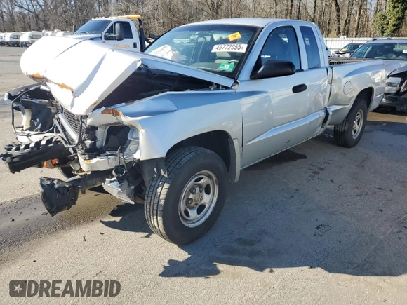2008 Dodge Dakota ST with VIN 1D7HE22K58S541808, listed as a Copart auction lot 49772055 with 188,683 mi miles and Salvage Title. Bid and sale history available at carsss.com. Image 1.