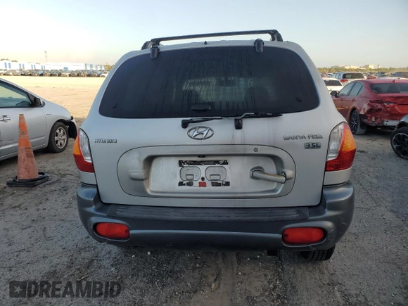 2004 Hyundai Santa Fe GLS with VIN KM8SC13EX4U633614, listed as a Copart auction lot 78379484 with 0 mi miles and Salvage Title. Bid and sale history available at carsss.com. Image 6.