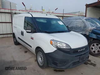 2019 Ram ProMaster City Cargo Tradesman z VIN ZFBHRFAB1K6N89607, wystawiony jako IAAI lot #41842713 z przebiegiem 89 813 mil mil oraz . Historia ofert i sprzedaży dostępna na DreamBid. Obrazek 1.