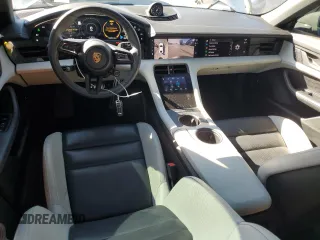 2022 Porsche Taycan with VIN WP0AA2Y17NSA15457, listed as a Copart auction lot 79579094 with 25,515 mi miles and Salvage title. Bid and sale history available at DreamBid. Image 8.