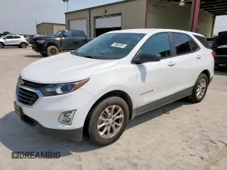 2021 Chevrolet Equinox LS z VIN 3GNAXSEV9MS161632, wystawiony jako Copart lot #57176125 z przebiegiem 147 893 mil mil oraz Czysty tytuł • Clean title. Historia ofert i sprzedaży dostępna na DreamBid. Obrazek 1.