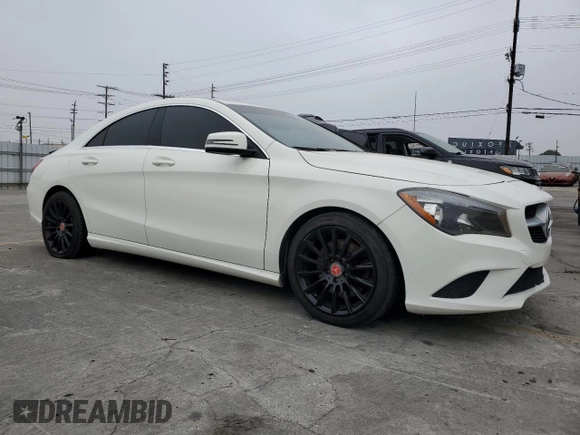 2016 Mercedes-Benz CLA 250 with VIN WDDSJ4GB3GN359737, listed as a Copart auction lot 59172405 with 201,220 mi miles and Salvage title. Bid and sale history available at DreamBid. Image 4.