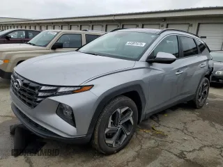 2024 Hyundai Tucson SEL Convenience with VIN KM8JCCD14RU203975, listed as a Copart auction lot 44307475 with 7,528 mi miles and Salvage Title. Bid and sale history available at carsss.com. Image 1.