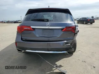 2017 Acura MDX with VIN 5FRYD4H34HB026772, listed as a Copart auction lot 48757445 with 123,515 mi miles and Salvage Title. Bid and sale history available at carsss.com. Image 6.