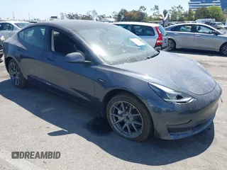 2023 Tesla Model 3 Long Range with VIN 5YJ3E1EB6PF682747, listed as a IAAI auction lot 41980506 with 32,541 mi miles and . Bid and sale history available at DreamBid. Image 1.