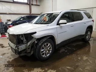 2019 Chevrolet Traverse LT Cloth with VIN 1GNEVGKW3KJ295715, listed as a Copart auction lot 85306164 with 180,193 mi miles and Salvage Title. Bid and sale history available at carsss.com. Image 1.