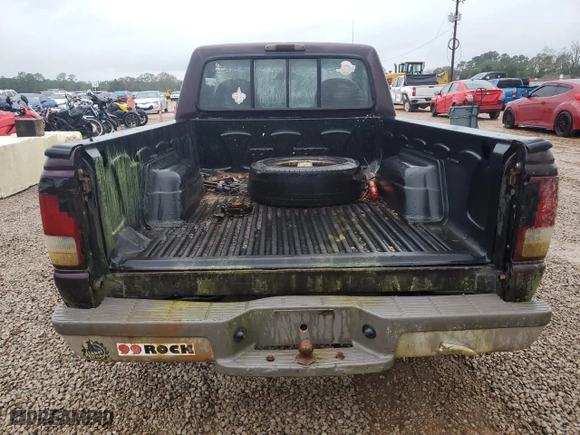 1993 Ford Ranger Splash with VIN 1FTCR10A1PUD05883, listed as a Copart auction lot 80445544 with 6,156 mi miles and Salvage Title. Bid and sale history available at carsss.com. Image 6.