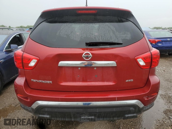 2018 Nissan Pathfinder S with VIN 5N1DR2MM8JC620865, listed as a Copart auction lot 58672415 with 131,647 mi miles and Clean title. Bid and sale history available at DreamBid. Image 6.