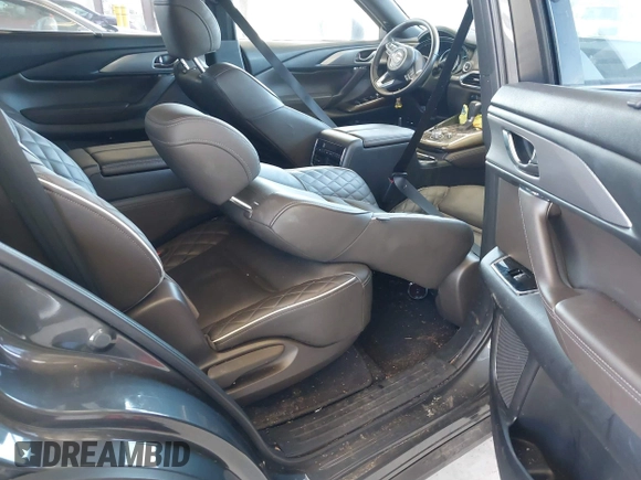 2021 Mazda CX-9 Signature with VIN JM3TCBEY9M0504963, listed as a IAAI auction lot 41756255 with 49,946 mi miles. Bid and sale history available at carsss.com. Image 8.