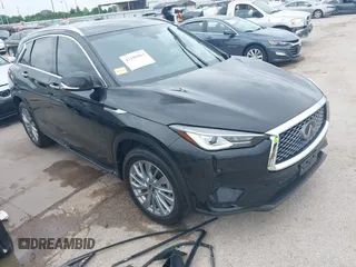 2024 Infiniti QX50 Luxe with VIN 3PCAJ5BA7RF101801, listed as a IAAI auction lot 42109462 with 15,768 mi miles and . Bid and sale history available at DreamBid. Image 1.