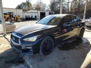 2019 Infiniti Q50 Red Sport 400 с VIN JN1FV7AR2KM830527, выставлен на аукционе Copart как лот 46785255 с пробегом 102 501 миль миль и Списание • Salvage title. История ставок и продаж доступна на DreamBid. Изображение 1.