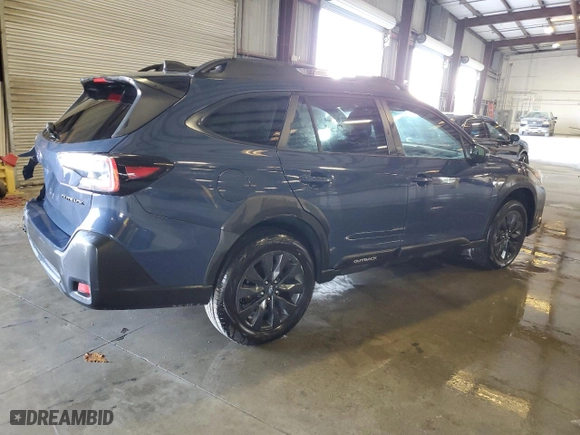 2023 Subaru Outback Onyx Edition with VIN 4S4BTAJC4P3125702, listed as a Copart auction lot 44706185 with 38,333 mi miles and Salvage Title. Bid and sale history available at carsss.com. Image 3.