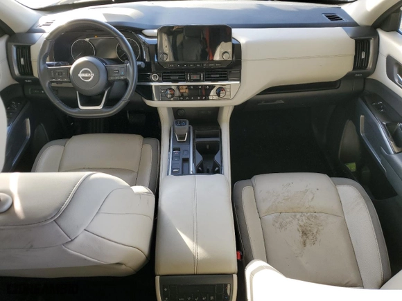 2022 Nissan Pathfinder SL with VIN 5N1DR3CA7NC231153, listed as a Copart auction lot 87901495 with 25,449 mi miles and Salvage Title. Bid and sale history available at carsss.com. Image 8.